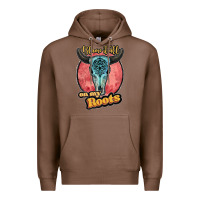 Chestnut blame it all on my roots black Premium Hoodie - JahusDesignShop
