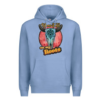 Colony Blue blame it all on my roots black Premium Hoodie - JahusDesignShop