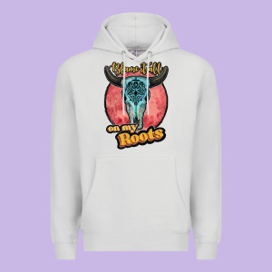 Blame It All On My Roots Black Premium Hoodie Designed By Jahusdesignshop