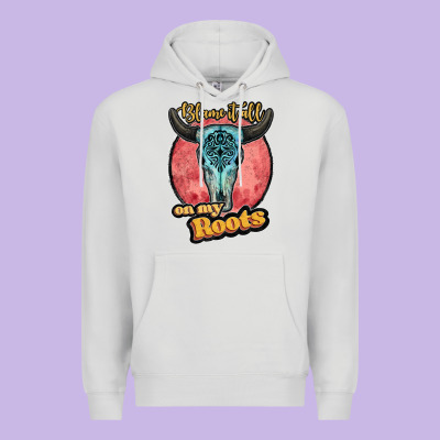 Blame It All On My Roots Black Premium Hoodie Designed By Jahusdesignshop