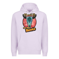 Lilac blame it all on my roots black Premium Hoodie - JahusDesignShop