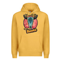 Mustard blame it all on my roots black Premium Hoodie - JahusDesignShop