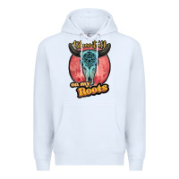 White blame it all on my roots black Premium Hoodie - JahusDesignShop