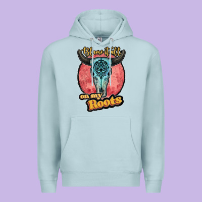 Blame It All On My Roots Black Premium Hoodie Designed By Jahusdesignshop