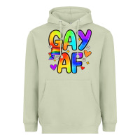 Matcha gay af Heavyweight Hoodie - Zillion Design Studio