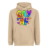 Mushroom gay af Heavyweight Hoodie - Zillion Design Studio