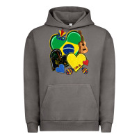 Brazil Hearts Urban Hoodie | Teevron