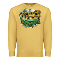 Antique Gold washingTon State Map Premium Sweatshirt - RanaPortraitStore