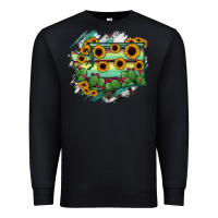 Black washingTon State Map Premium Sweatshirt - RanaPortraitStore