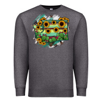 Charcoal Heather washingTon State Map Premium Sweatshirt - RanaPortraitStore