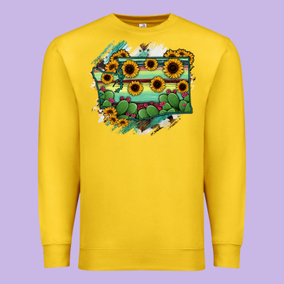 Washington State Map Premium Sweatshirt Designed By Ranaportraitstore