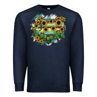 Navy washingTon State Map Premium Sweatshirt - RanaPortraitStore