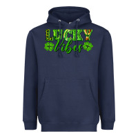 Navy lucky vibes Heavyweight Hoodie - RanaPortraitStore