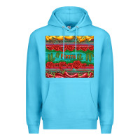 Ocean Blue fiesta Premium Hoodie - Artiststas