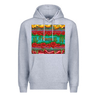 Heather Grey fiesta Premium Hoodie - Artiststas