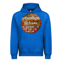 Cobalt ladybug welcome ornament Urban Hoodie - BarkalooDesign