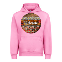 Fuchsia Pink ladybug welcome ornament Urban Hoodie - BarkalooDesign