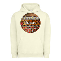 Pigment Pistachio ladybug welcome ornament Urban Hoodie - BarkalooDesign