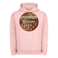 Pigment Salmon ladybug welcome ornament Urban Hoodie - BarkalooDesign