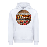 White ladybug welcome ornament Urban Hoodie - BarkalooDesign