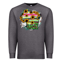 Charcoal Heather Wisconsin State Map Premium Sweatshirt - RanaPortraitStore