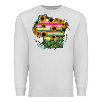Dove Grey Wisconsin State Map Premium Sweatshirt - RanaPortraitStore