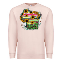 Pale Pink Wisconsin State Map Premium Sweatshirt - RanaPortraitStore