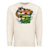 Sandshell Wisconsin State Map Premium Sweatshirt - RanaPortraitStore