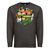 Smoke Wisconsin State Map Premium Sweatshirt - RanaPortraitStore