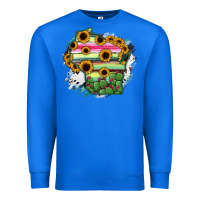 True Royal Wisconsin State Map Premium Sweatshirt - RanaPortraitStore