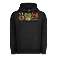 Pigment Black Peace Love New Hampshire Red Chicken Urban Hoodie - LillyAllenDesigns