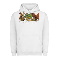 Pigment Lunar Rock Peace Love New Hampshire Red Chicken Urban Hoodie - LillyAllenDesigns