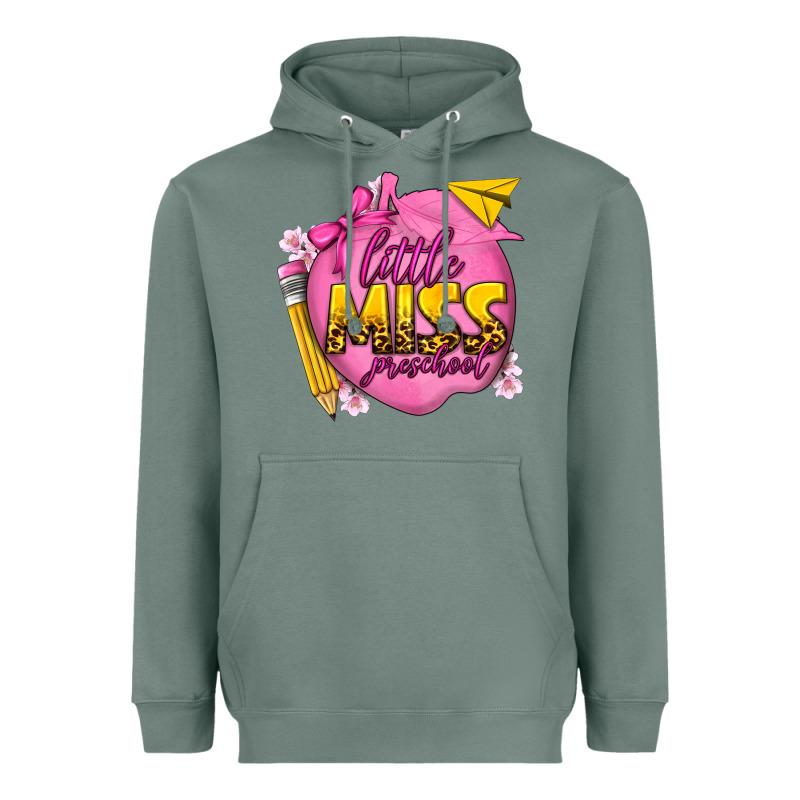 Little Miss Preschool Heavyweight Hoodie by texasbilliewilder | Teevron