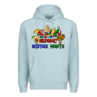 Blue Mist hispanic heritage month Premium Hoodie - BundleAndBundleShop
