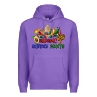 Purple hispanic heritage month Premium Hoodie - BundleAndBundleShop