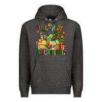 Charcoal Heather full of holiday spirit Premium Hoodie - AdoDesignShop