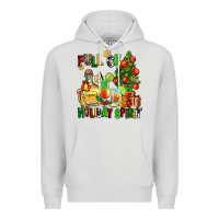Dove Grey full of holiday spirit Premium Hoodie - AdoDesignShop