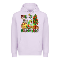 Lilac full of holiday spirit Premium Hoodie - AdoDesignShop