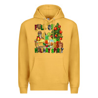 Mustard full of holiday spirit Premium Hoodie - AdoDesignShop