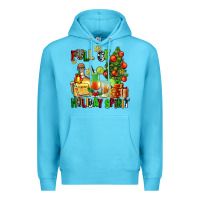 Ocean Blue full of holiday spirit Premium Hoodie - AdoDesignShop