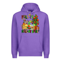 Purple full of holiday spirit Premium Hoodie - AdoDesignShop