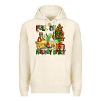 Tofu full of holiday spirit Premium Hoodie - AdoDesignShop
