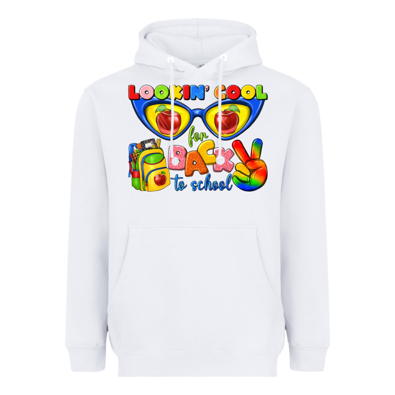 Looking Cool For Back To School Heavyweight Hoodie by texasbilliewilder | Teevron