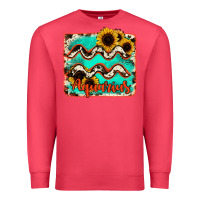 Cardinal aquarius turquoise cowhide Premium Sweatshirt - RanaPortraitStore
