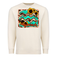 Sandshell aquarius turquoise cowhide Premium Sweatshirt - RanaPortraitStore