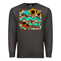 Smoke aquarius turquoise cowhide Premium Sweatshirt - RanaPortraitStore
