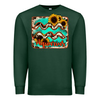 Sports Green aquarius turquoise cowhide Premium Sweatshirt - RanaPortraitStore