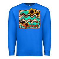 True Royal aquarius turquoise cowhide Premium Sweatshirt - RanaPortraitStore