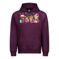 Mauve Wine hair hustler coffee Urban Hoodie - Jasminsmagicworld