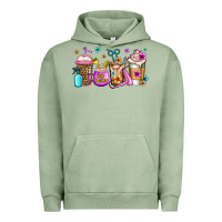 Pigment Oil Green hair hustler coffee Urban Hoodie - Jasminsmagicworld